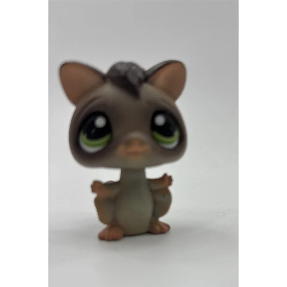 Littlest Pet‎ Shop #214 Sugar Glider Brown Green Eyes